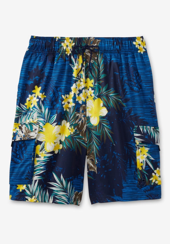 8" Flex Cargo Swim Trunks image number 5