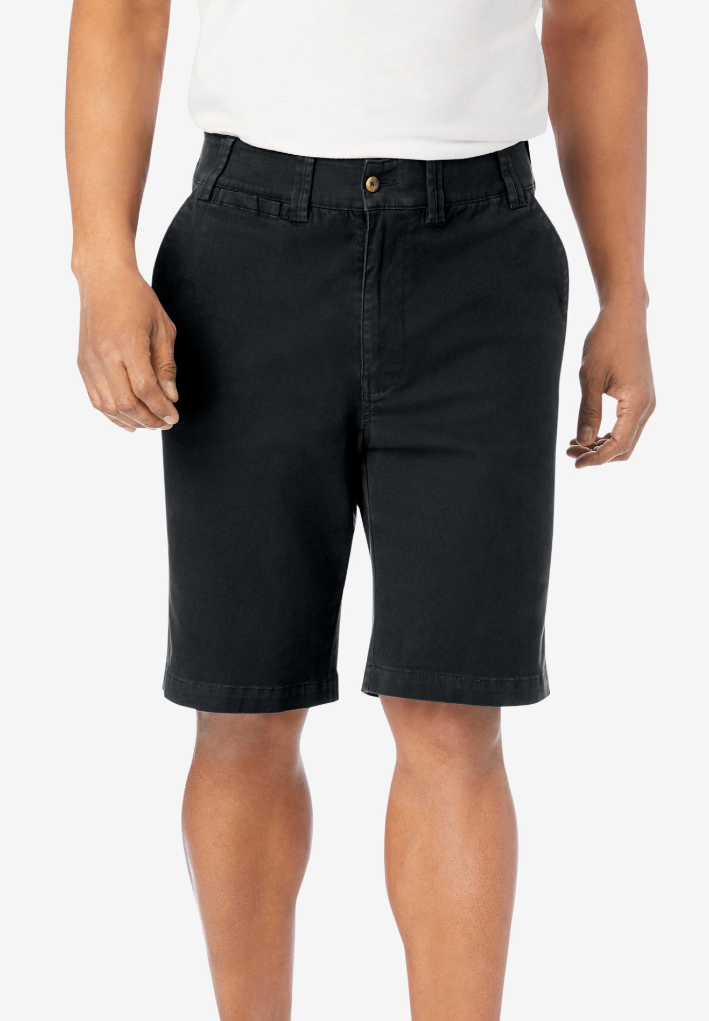 10" Flex Full-Elastic Waist Chino Shorts image number 0