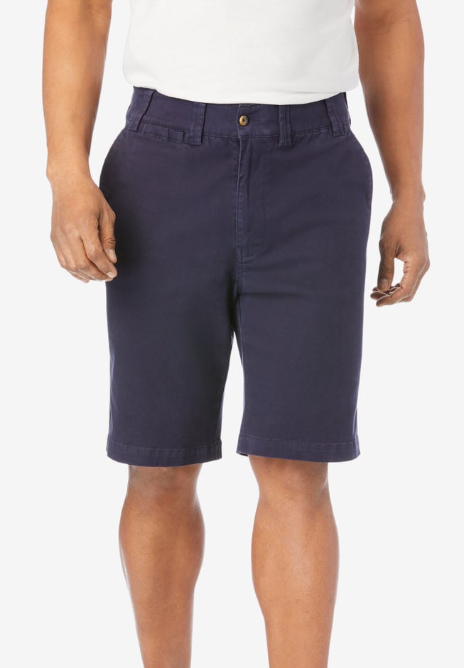 10" Flex Full-Elastic Waist Chino Shorts image number 0