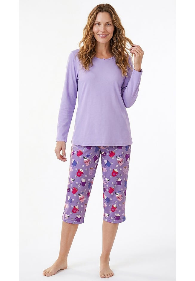 Knit Sleep Capri image number 5