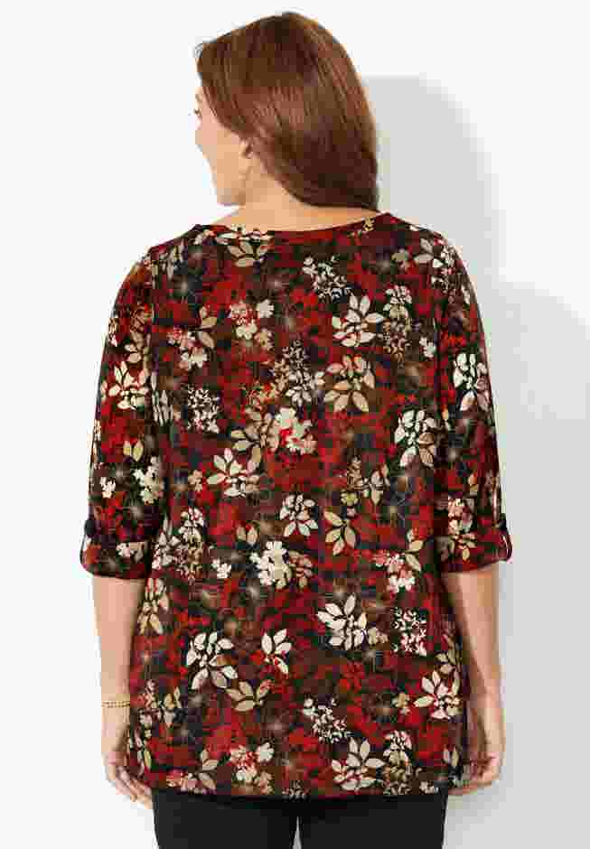 Suprema® Boatneck Tunic Top image number 1