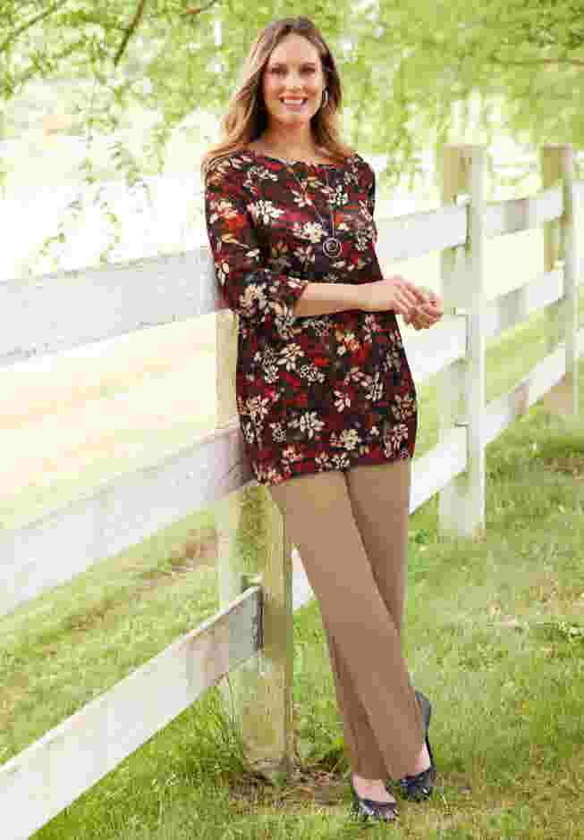 Suprema® Boatneck Tunic Top image number 0