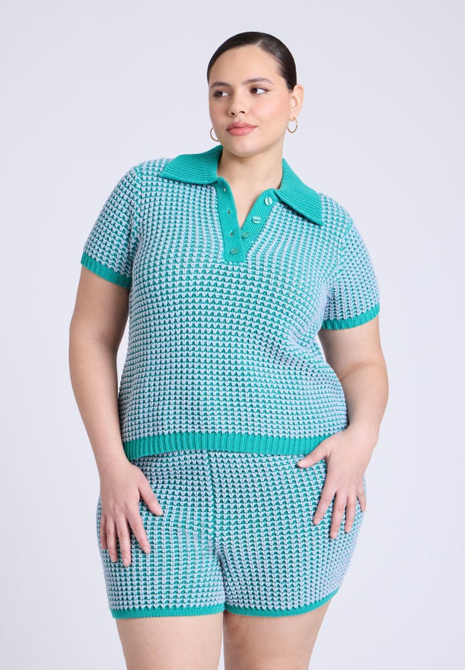 Knitted Easy Polo image number 0