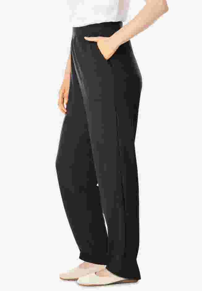 Straight Leg Ponte Knit Pant image number 2