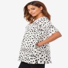 Stretch Cotton Square Neck Tunic image number 1