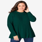 Cable Peplum image number null