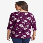 Stretch Cotton V-Neck Tee image number null