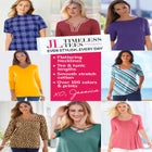 Stretch Cotton V-Neck Tee image number null