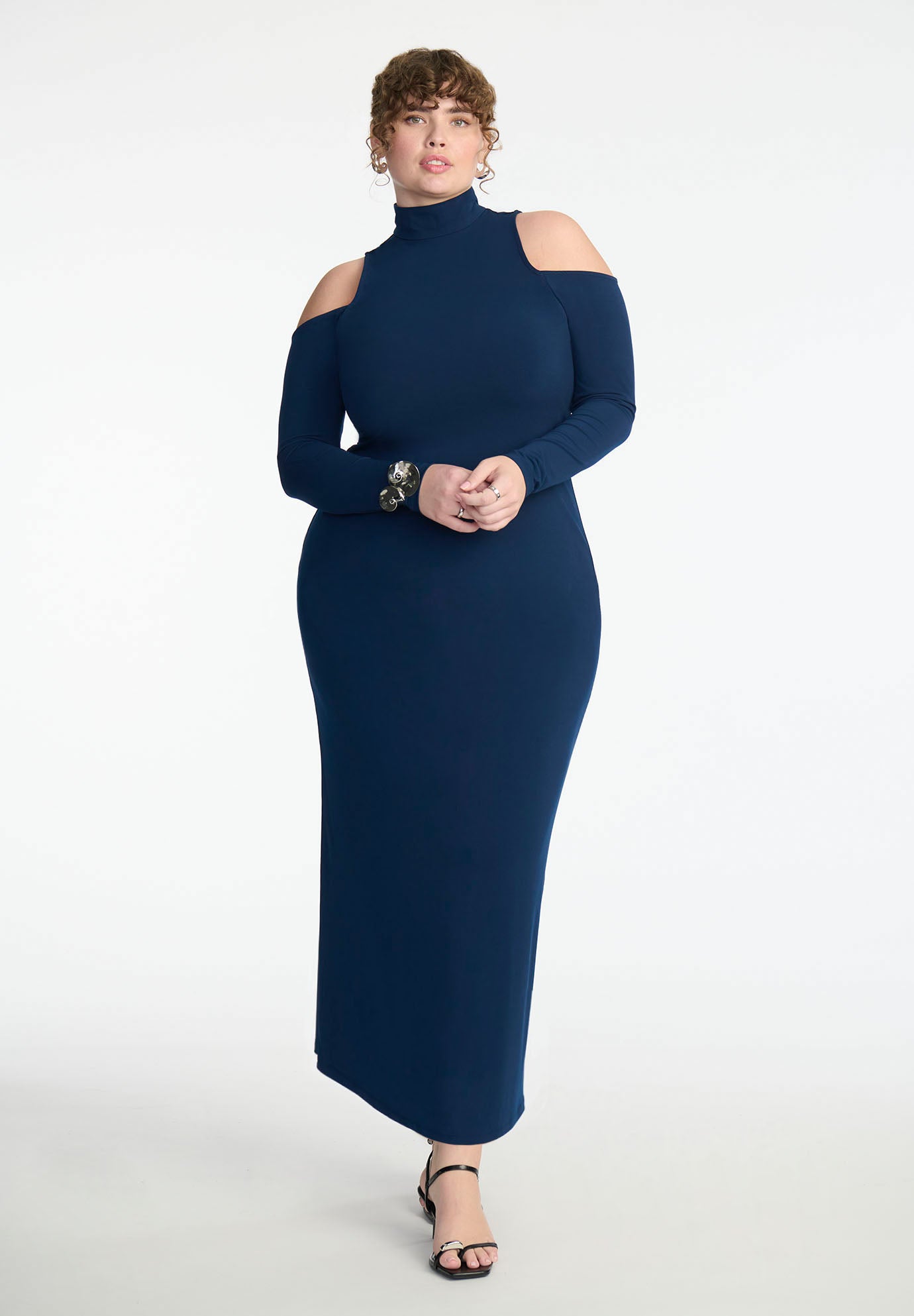 Dress W Shoulder Cutout image number 0