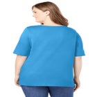Perfect Elbow-Sleeve Square-Neck Tee image number 1