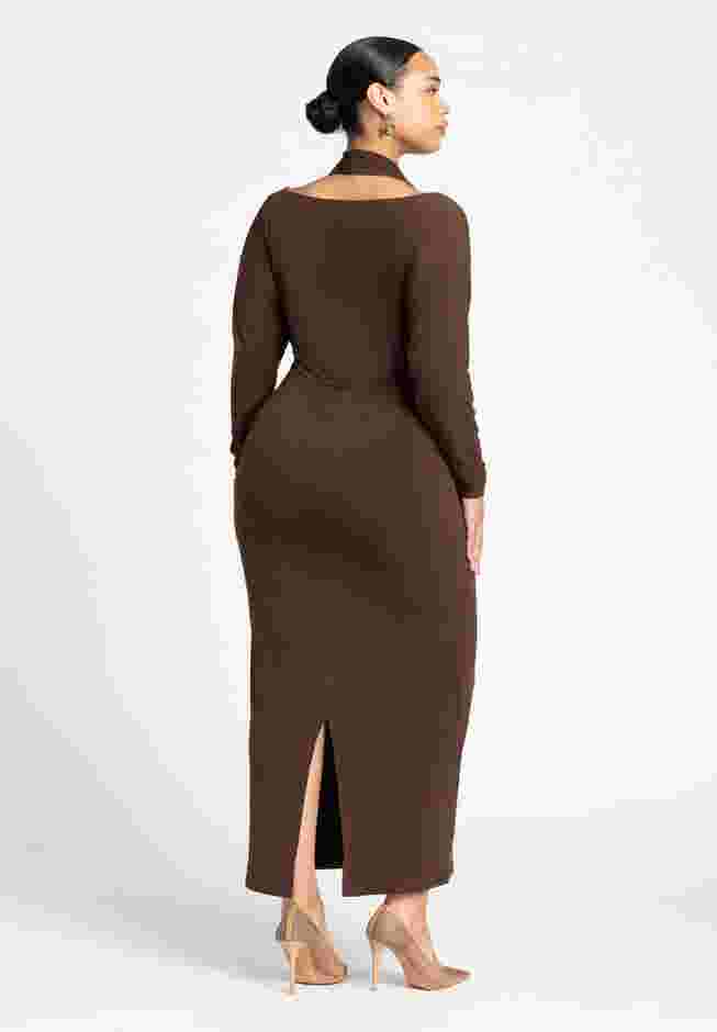 Maxi Dress With Halter Layer image number 2