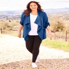 Cloud Knit French Terry Drape Front Cardigan image number null