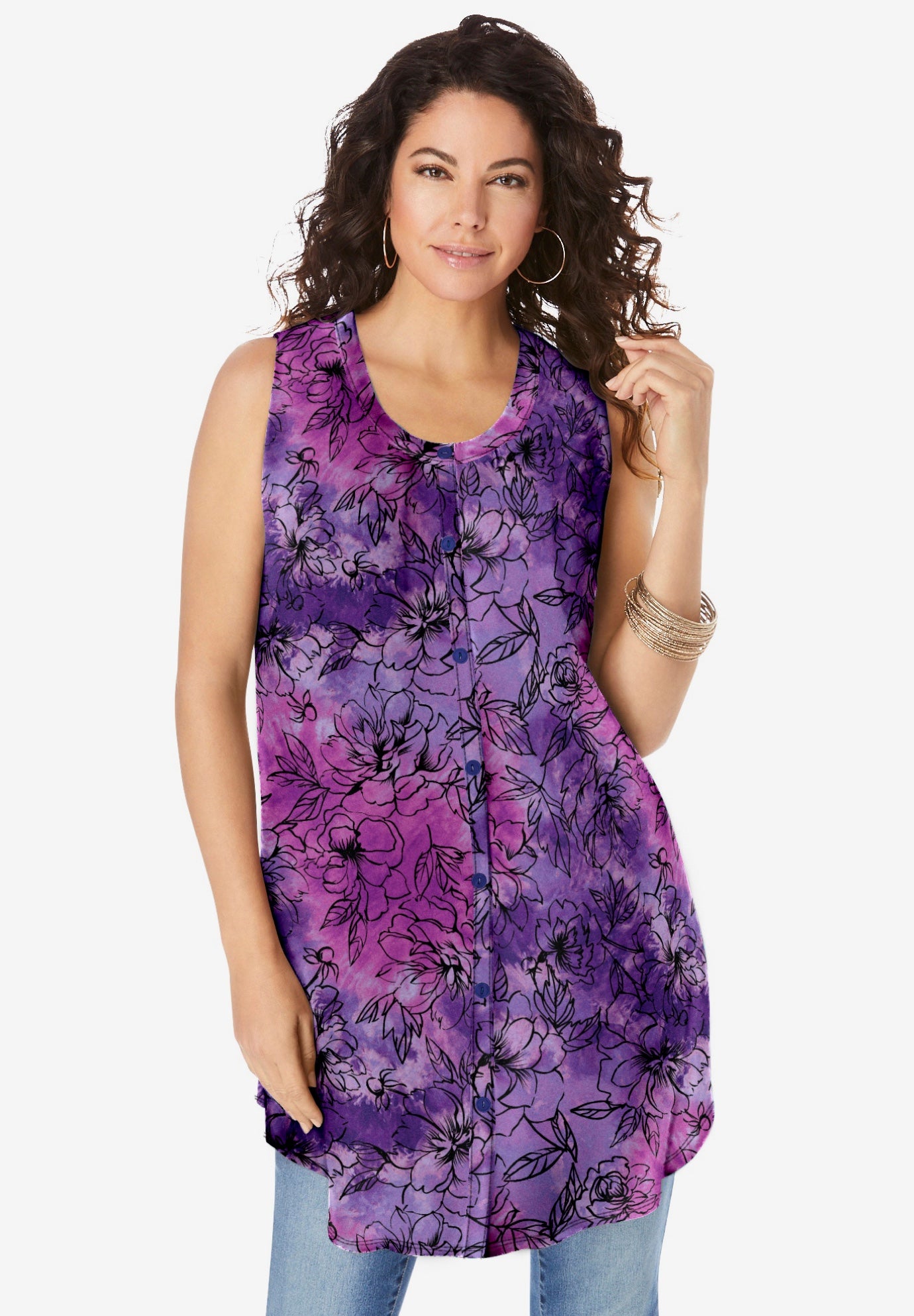 Sleeveless Angelina Tunic image number 0