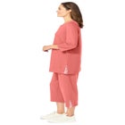 2-Piece Striped French Terry Set image number null