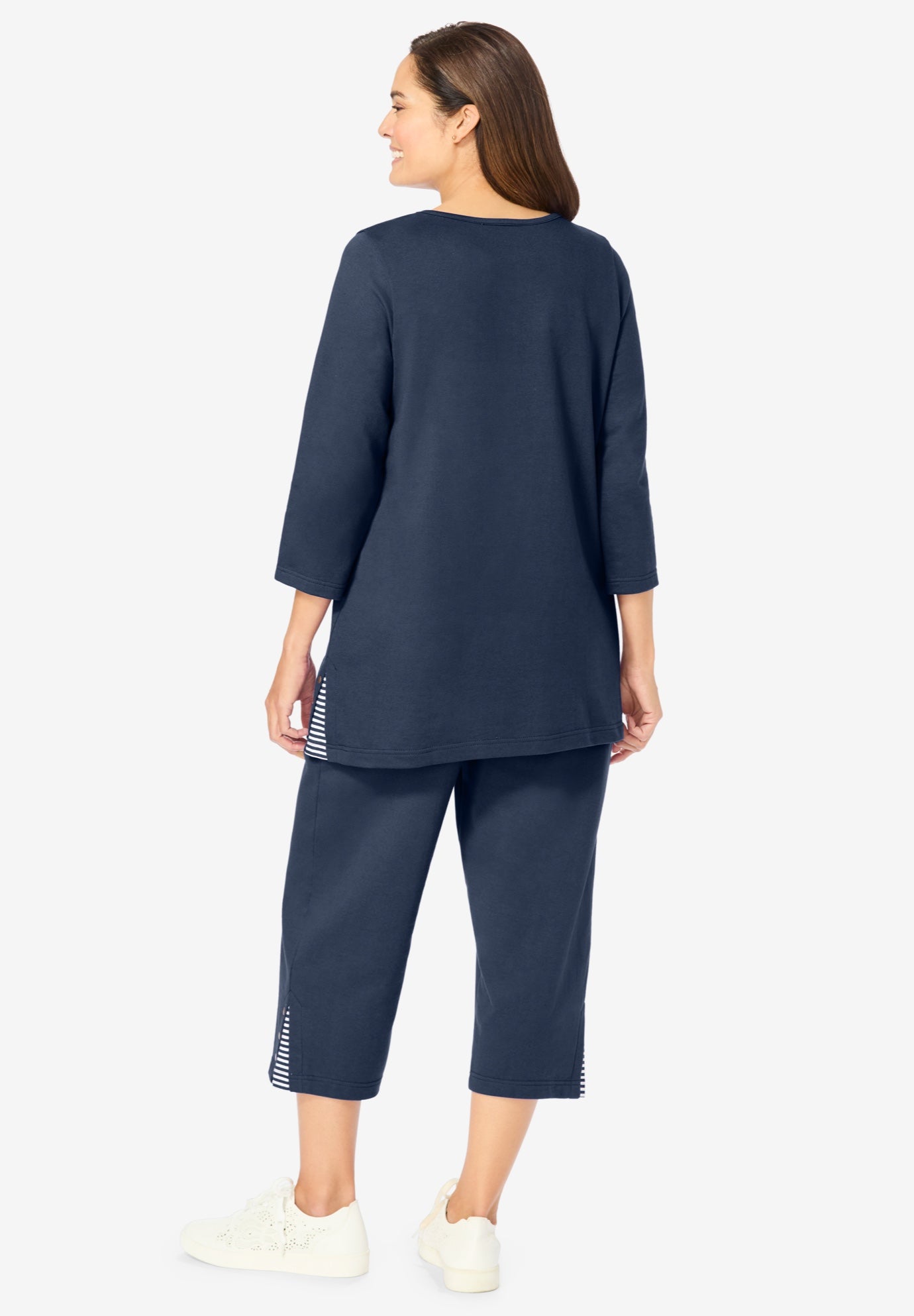 2-Piece Striped French Terry Set image number 1