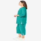 2-Piece Striped French Terry Set image number null