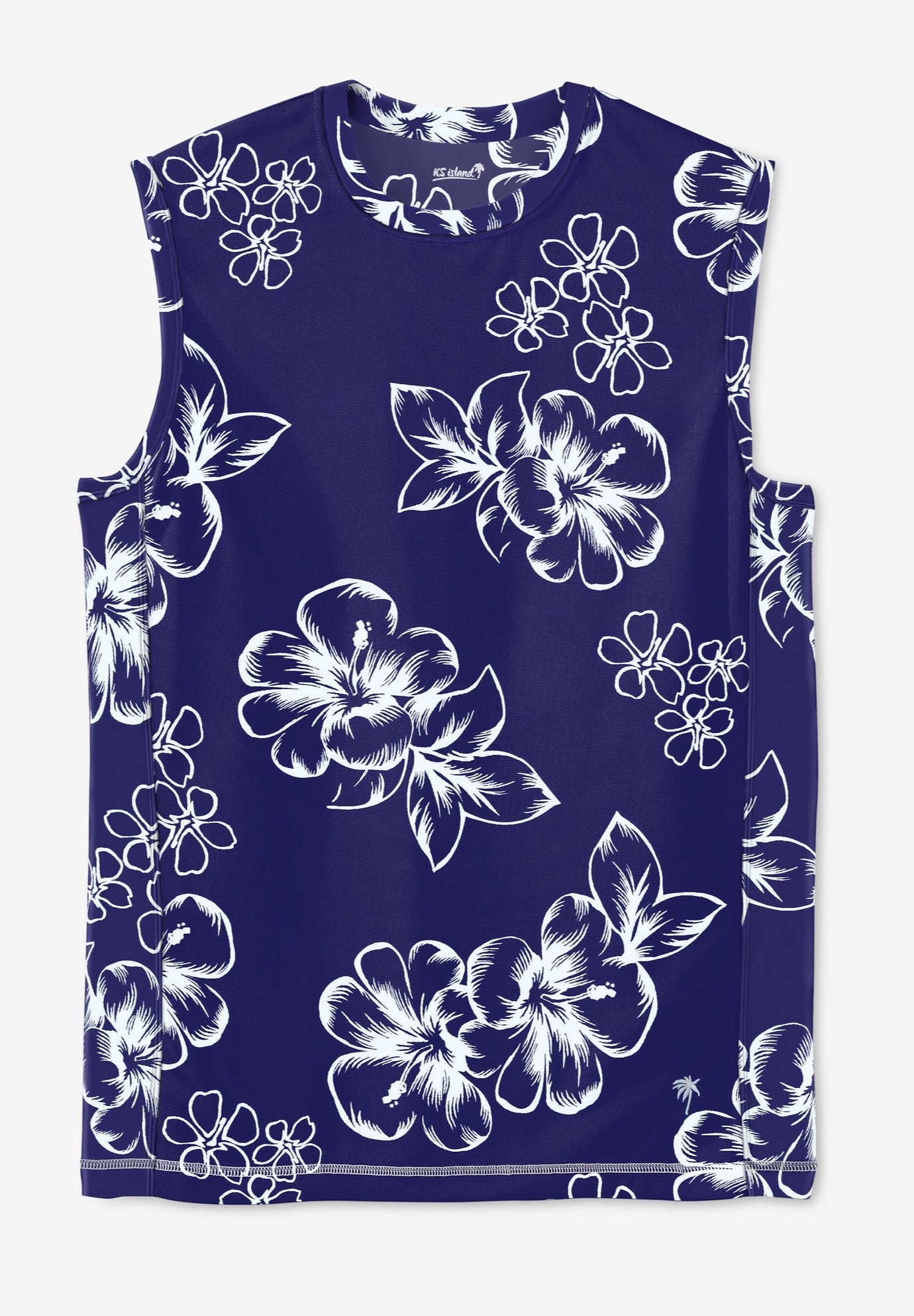 Cling-Free Swim Muscle Tank image number 0