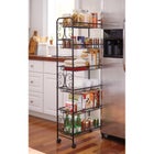 Scroll 6-Tier Kitchen Cart image number null