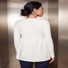 Ribbed Baby Doll Tunic Sweater image number 1