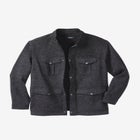 Sweater Fleece Multi-Pocket Jacket image number null