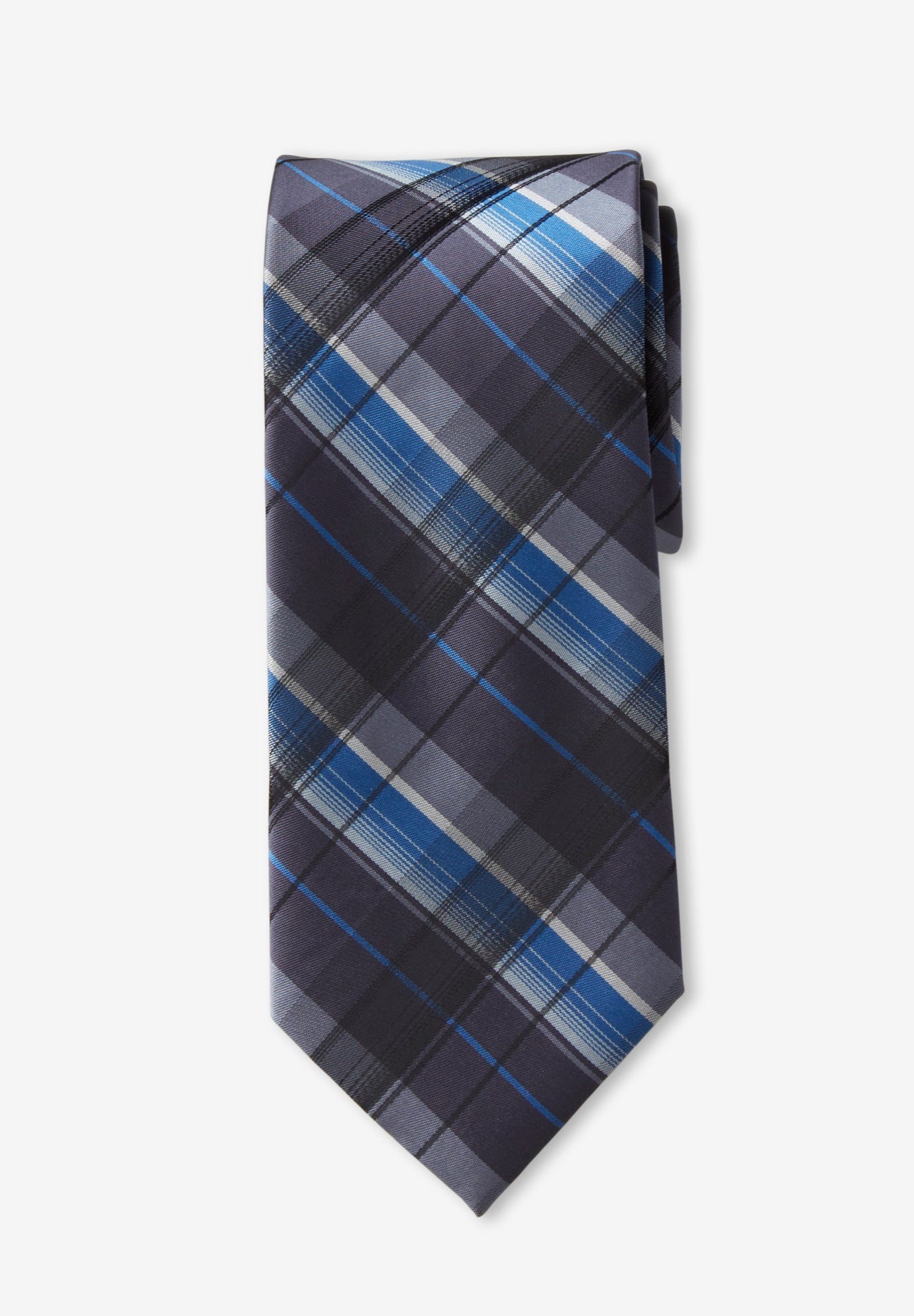 Extra Long Classic Plaid Tie image number 0