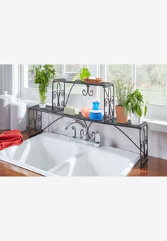 Scroll 2-Tier Over Sink Shelf