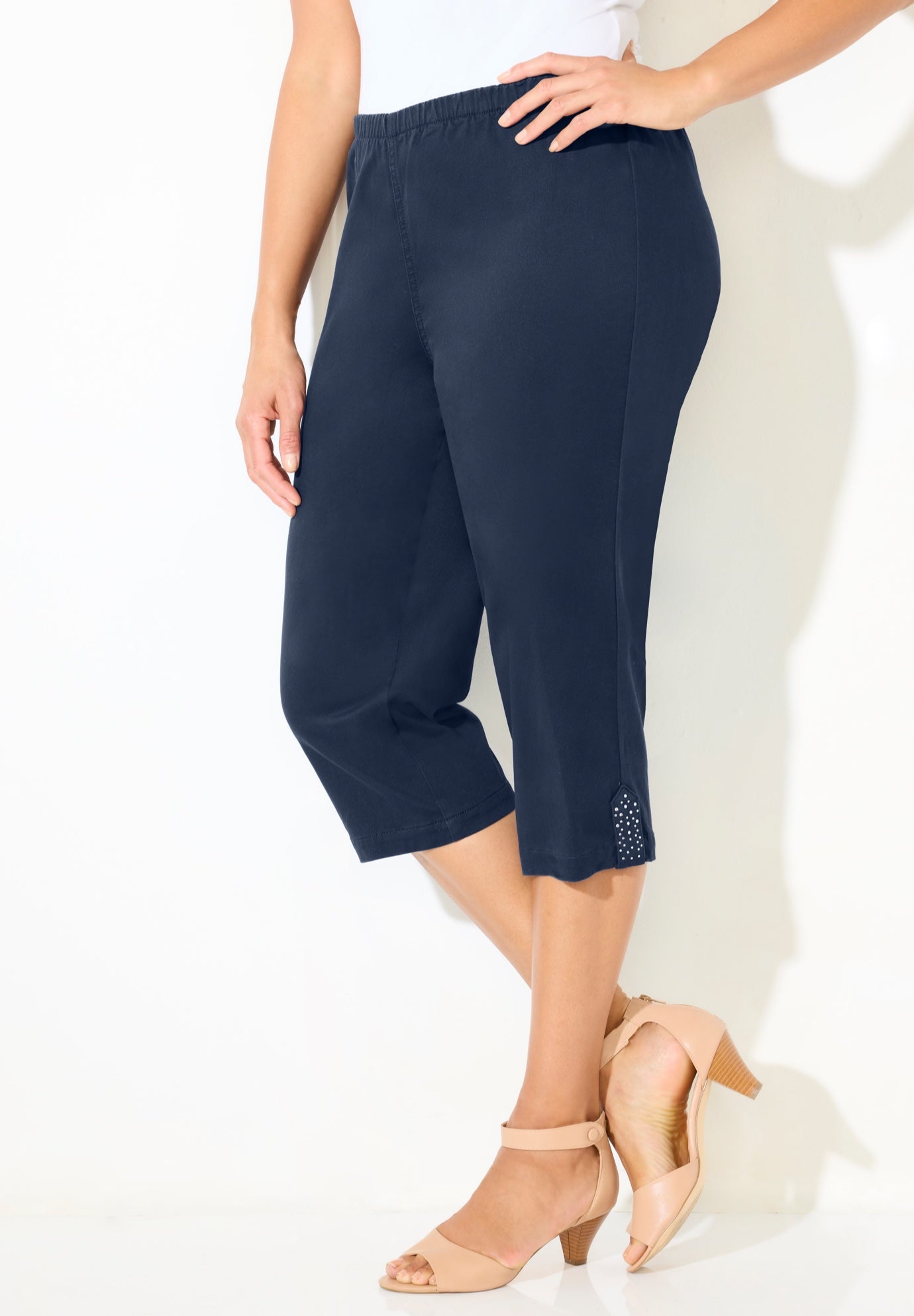 Everyday Capri with Sparkle Hem image number 0