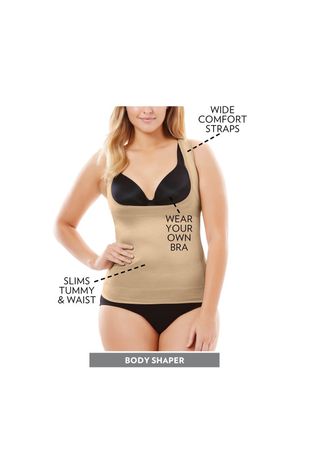Power Shaper Firm Control Wear-Your-Own-Bra Shaper Tank image number 2