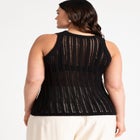 Crochet Knitted Tank image number null