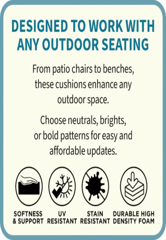 BH Outdoor Performance 2-Section Deep Seating Cushion image number 1