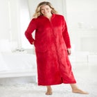 Plush Zip-Front Robe image number null