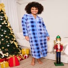 Plush Zip-Front Robe image number 7