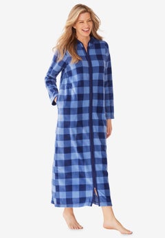 Plush Zip-Front Robe
