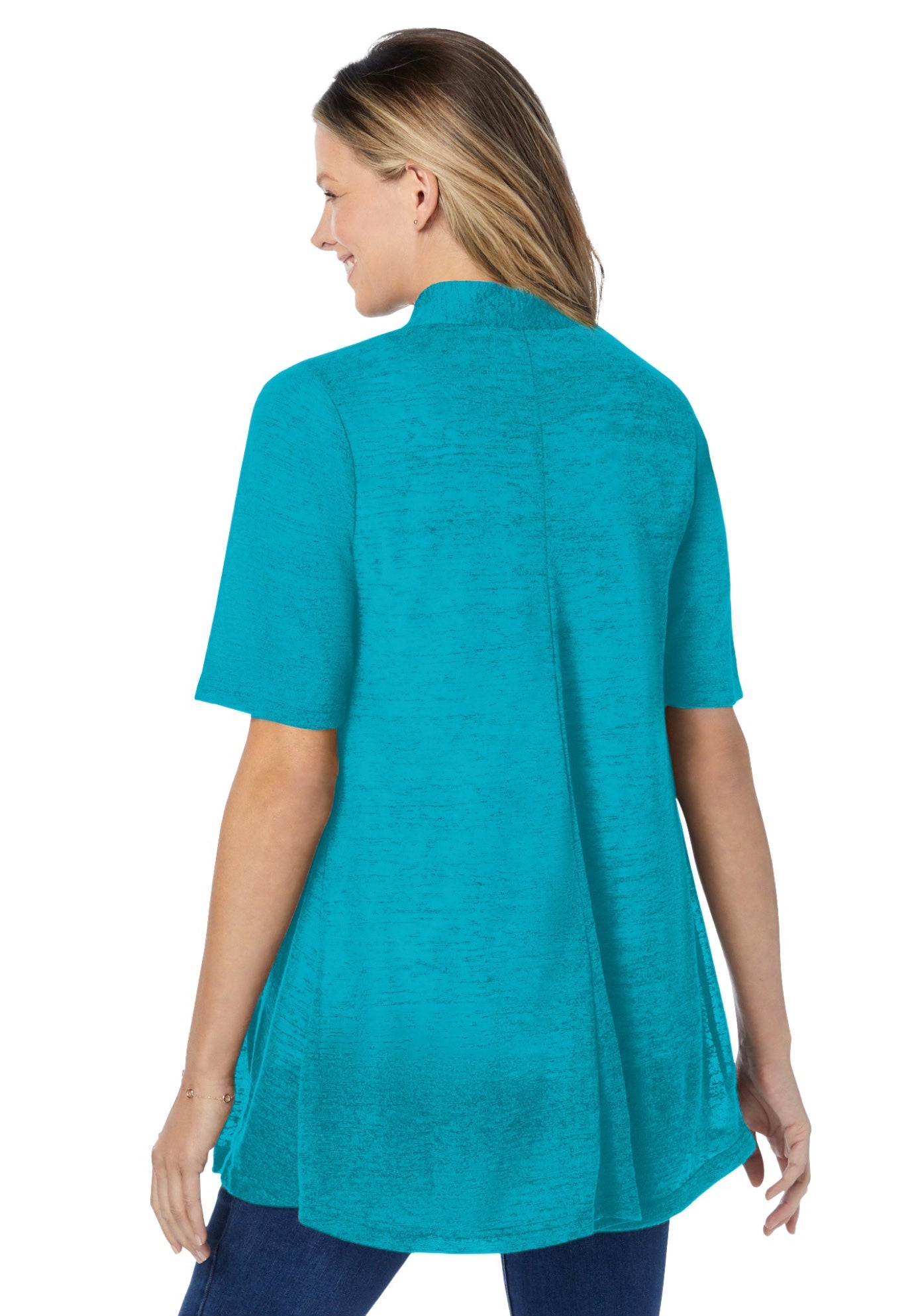 Lightweight Open Front Cardigan Sweater image number 1