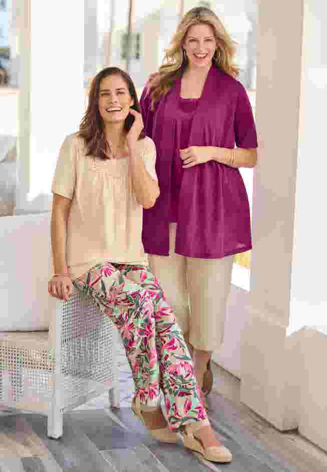 Lightweight Open Front Cardigan image number 5