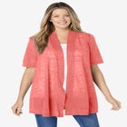 Lightweight Open Front Cardigan Sweater image number null