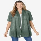 Lightweight Open Front Cardigan image number null