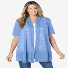 Lightweight Open Front Cardigan image number null