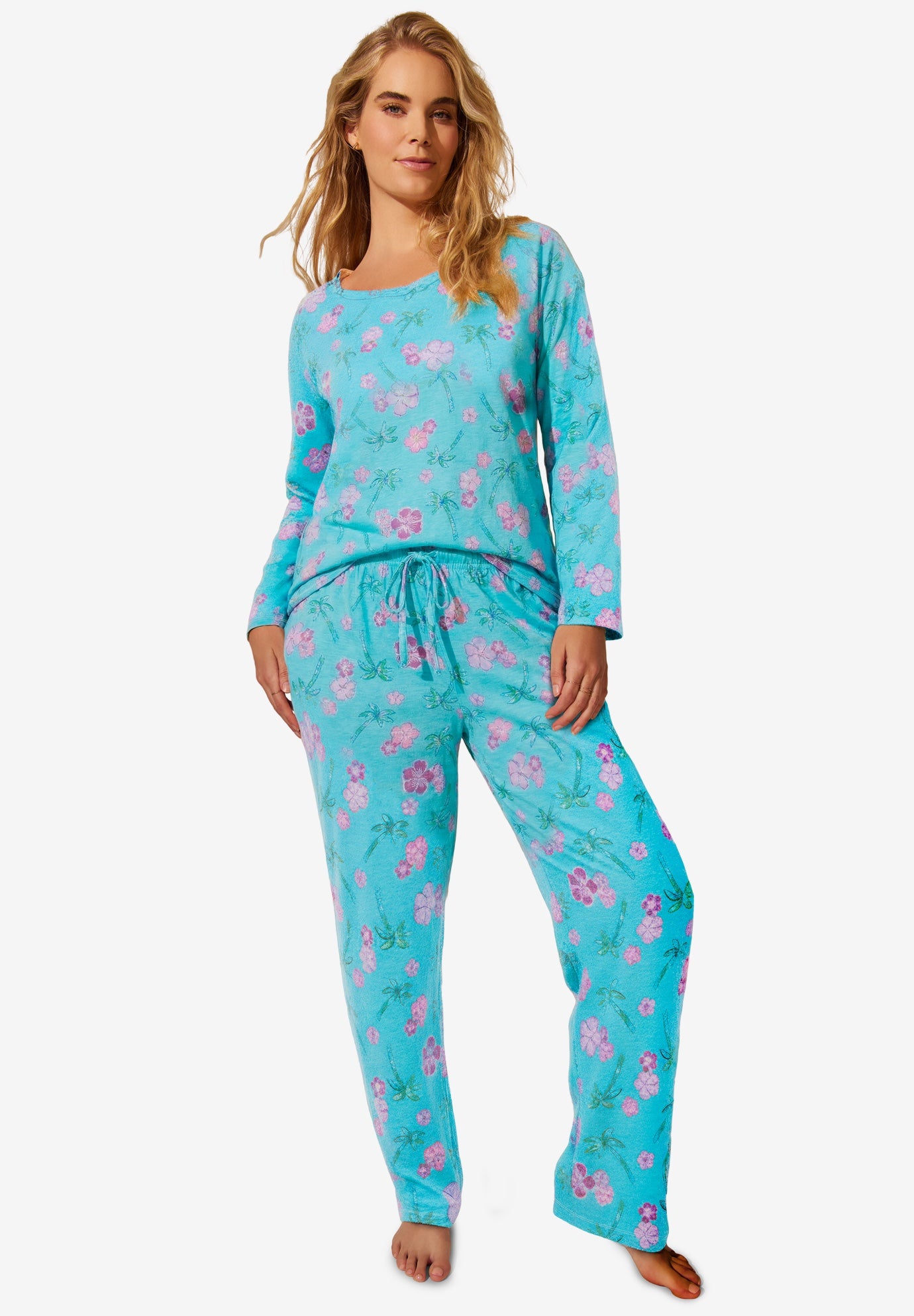 Three-Quarter Sleeve Pajama Set image number 0