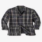 Flannel Full Zip Snap Closure Renegade Shirt Jacket image number null