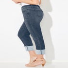 Shimmer Cuff Jean image number null