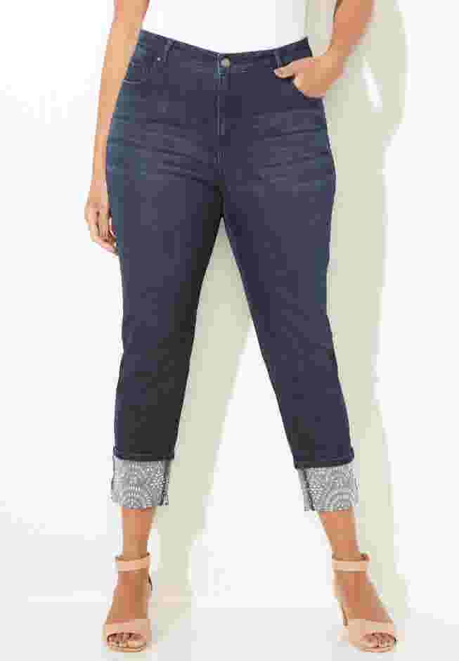 Shimmer Cuff Jean image number 0