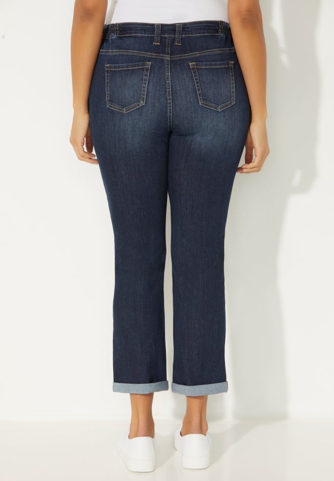 Girlfriend Roll Cuff Jean image number 1