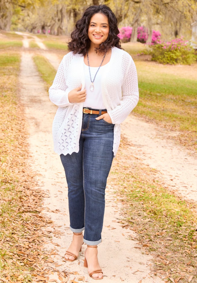 Girlfriend Roll Cuff Jean image number 8