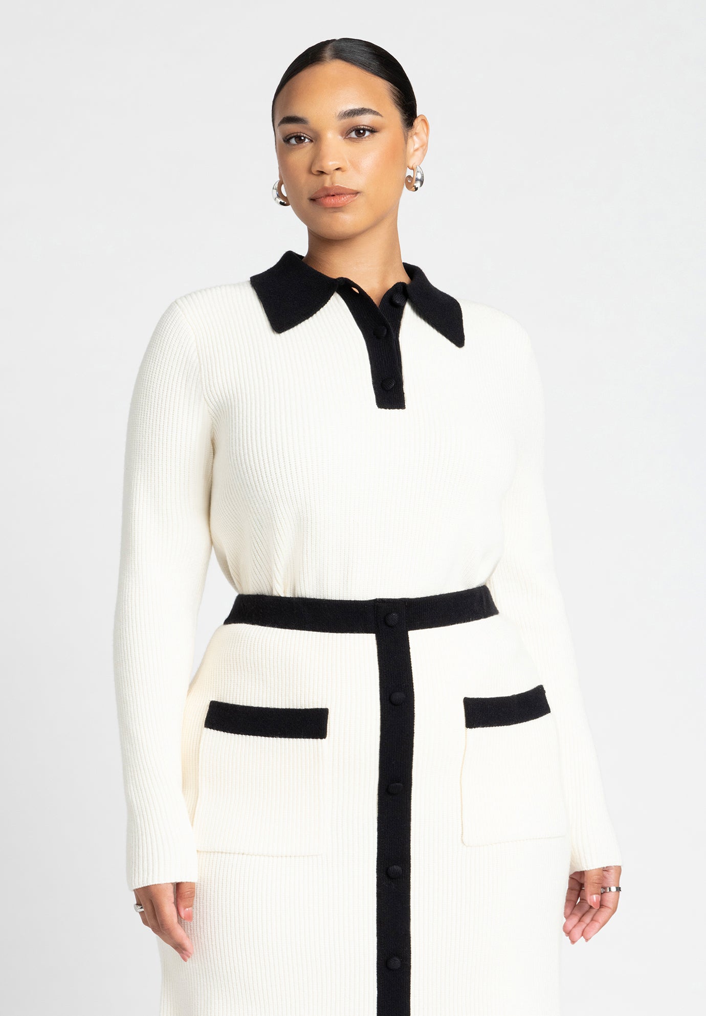 Henley Collared Sweater image number 0