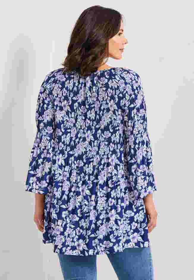 Keyhole Bell Sleeve Tunic image number 1