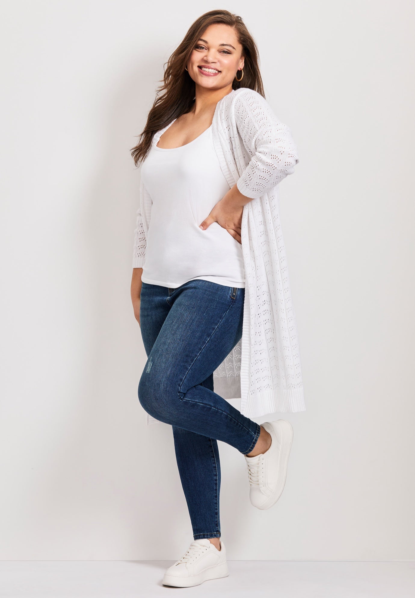 Pointelle Duster image number 3