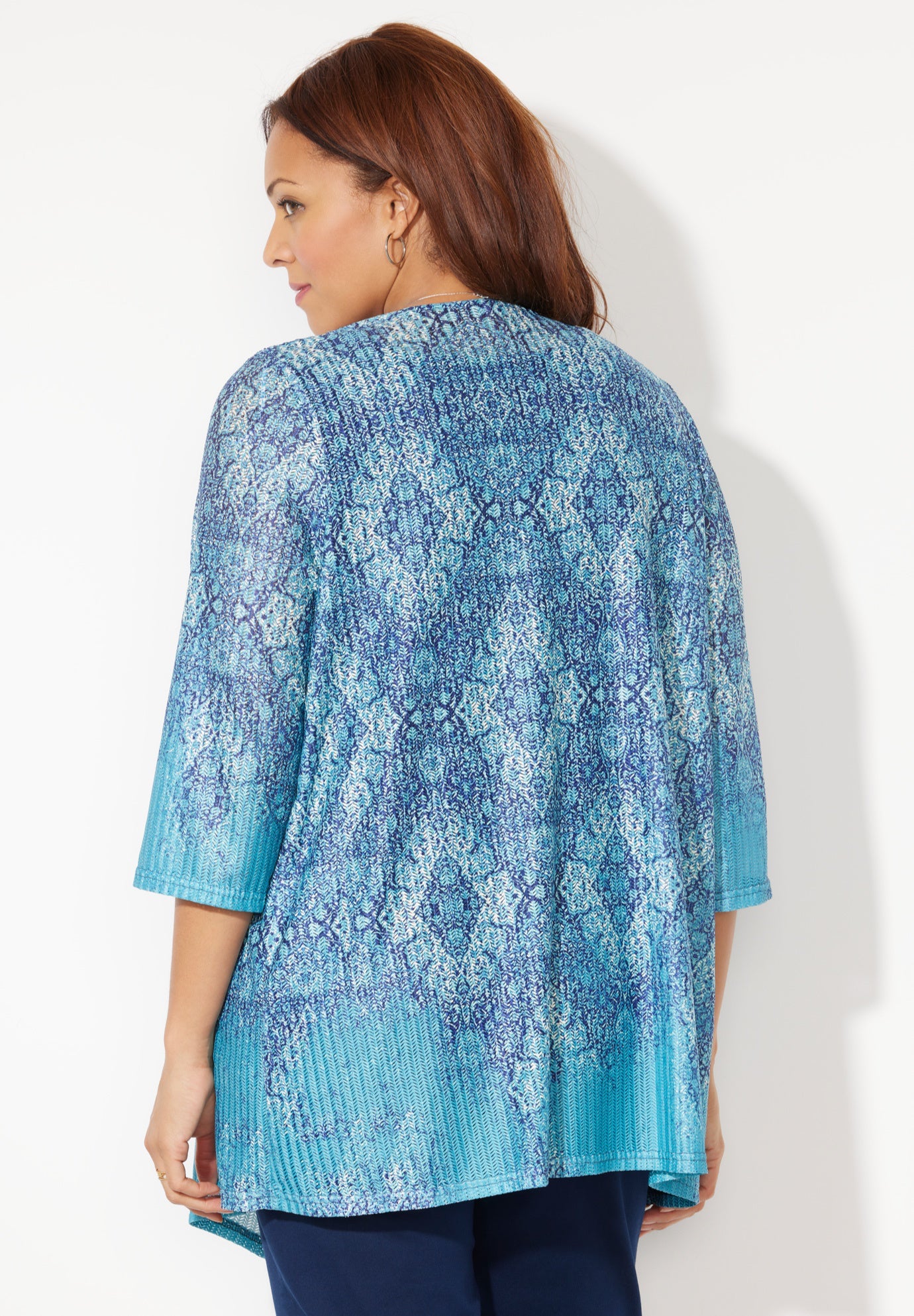 Harmony Knit Herringbone Cardigan image number 1