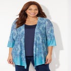 Harmony Knit Herringbone Cardigan image number null