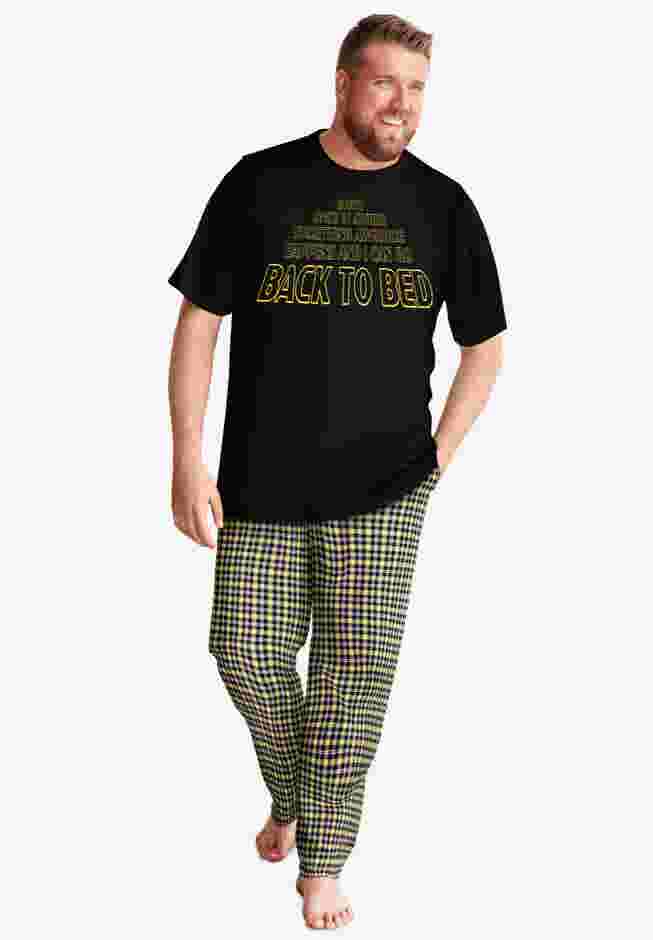 Lightweight Cotton Novelty PJ Set image number 0